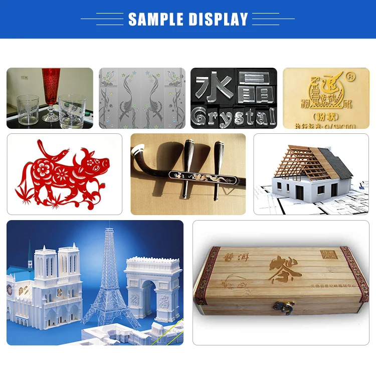 50w 60w 80w 100w Small laser cutting machine 6040 4060 co2 CNC laser engraving machine for silicone wristbands