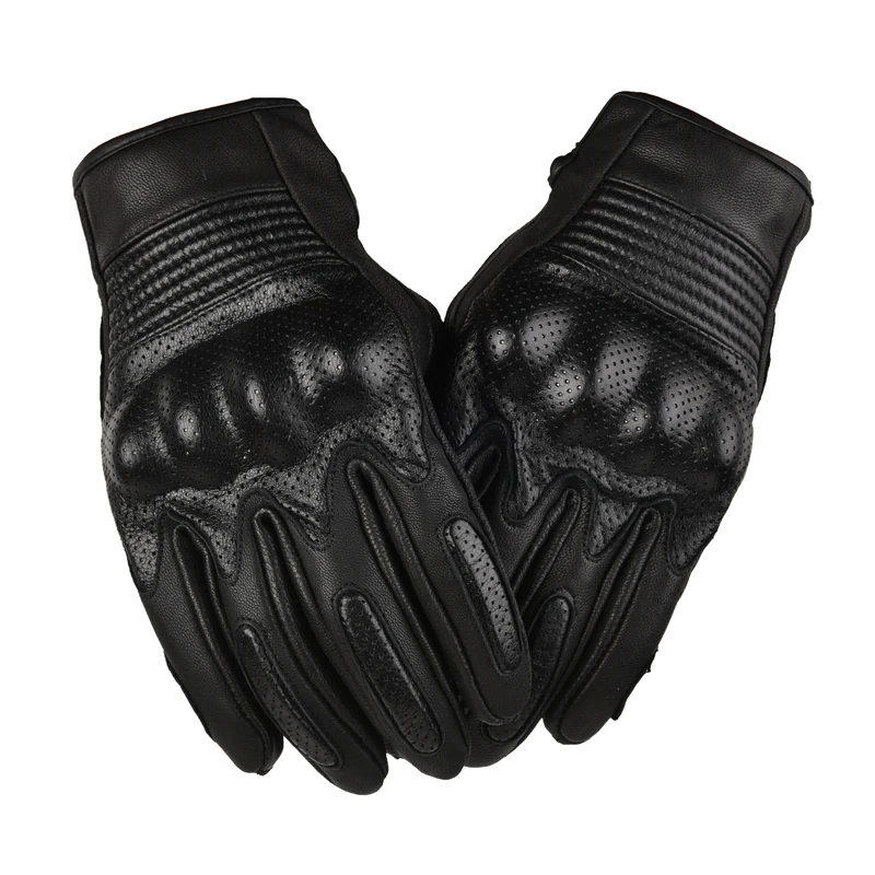 Factory price motorcycle hand gloves leather for winter motorcycle