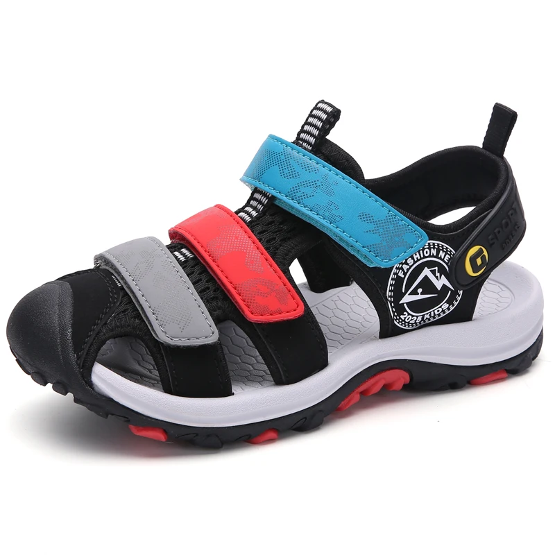 2021 New kids hiking closed toe sport beach sandals for boys