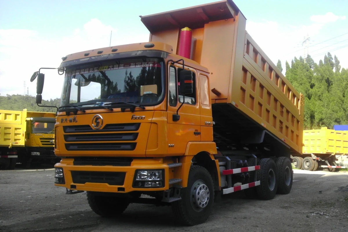 Chinese supplier 6x4 diesel power 340hp engine euro 3 emission level 16 speed manual transmission lorry 15m3 dump truck