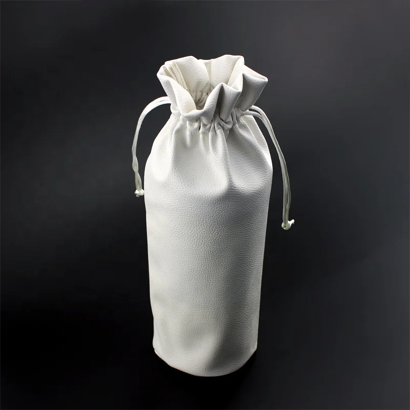 Custom Logo Wine Perfume Packing Leather Vacuum Cup Packaging Bag Wholesale