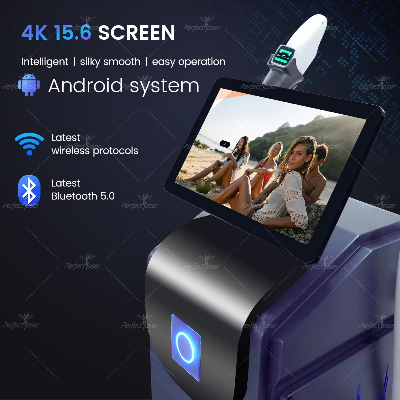 2 in 1 multifunctional 808 diode laser hair removal ice titanium nd yag machine and picosecond laser