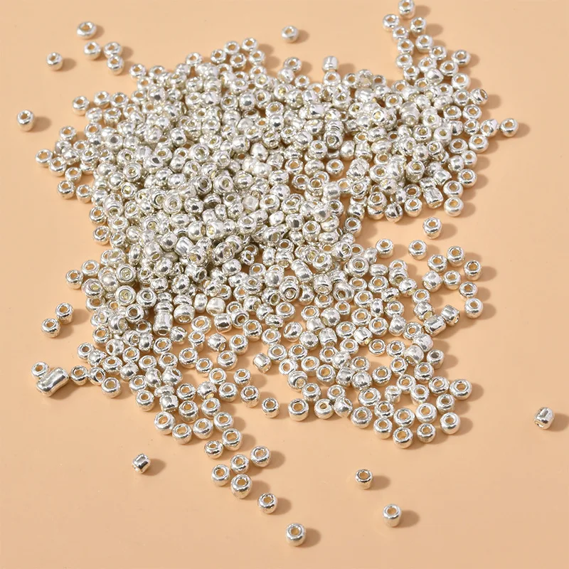 18k Electroplating Clothing Accessories Super Fine 10g/jar Beaded Positioning Decoration Golden Glass Seed Beads