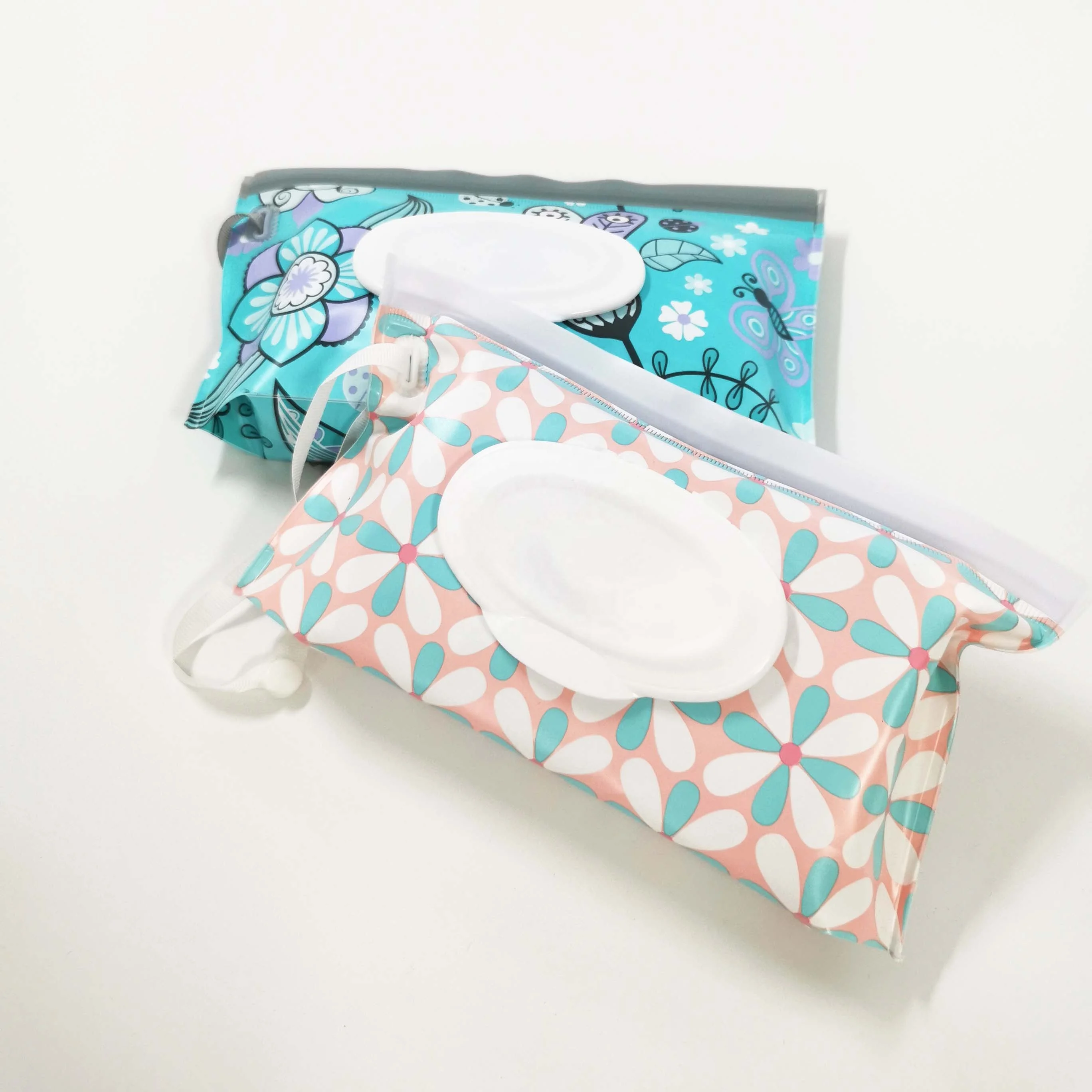 Customized EVA Zipper Reusable Waterproof Portable Baby Care EVA Bag for Wipes