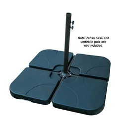 4 in 1 Plastic Water Filled Sand Filled Hanging Parasol Base