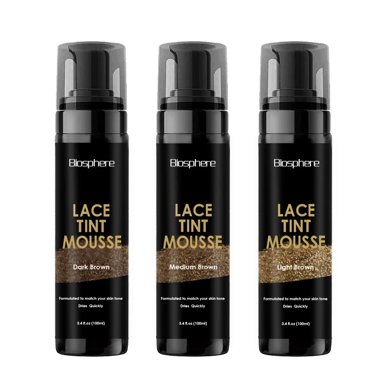 
Good Price Lace Tint Mousse With Label Add For Wig Use 