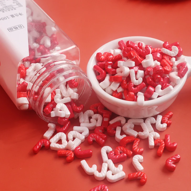 Christmas Window Display Decoration Holiday Party Theme Cake Baking Tools 100g Colored Particles Edible Cake Sprinkles