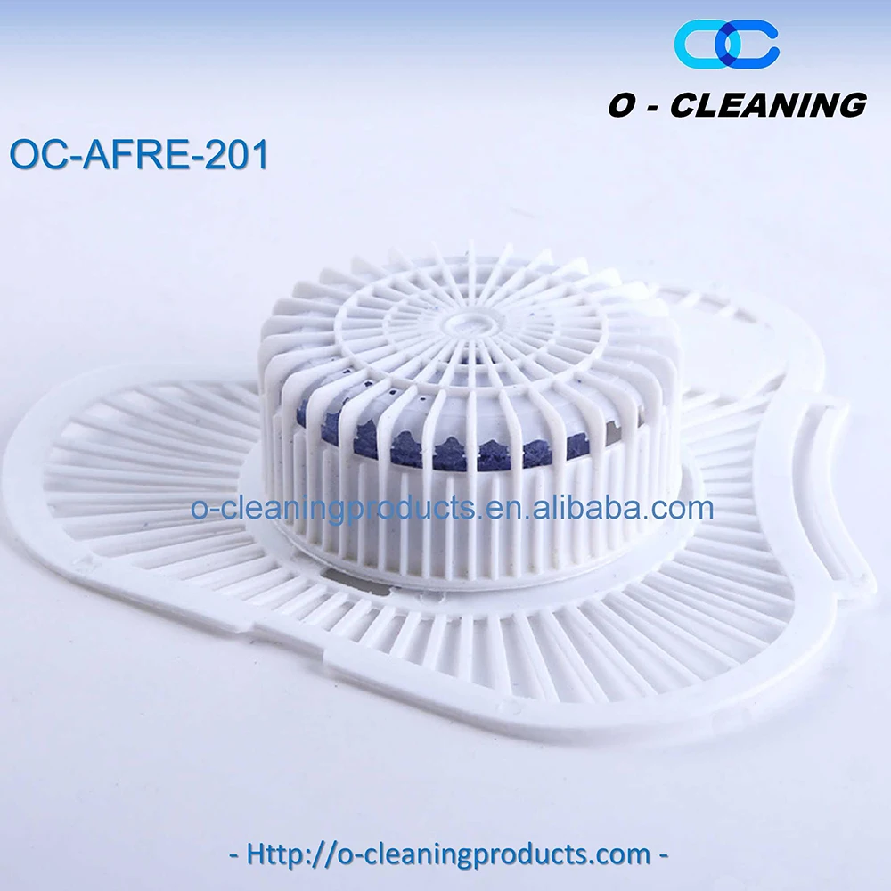 O-Cleaning Biological Urinal Screen With Non-Para Cleaner Block,Long Lasting Toilet Urinal Deodorizer Odor Remover Air Freshener