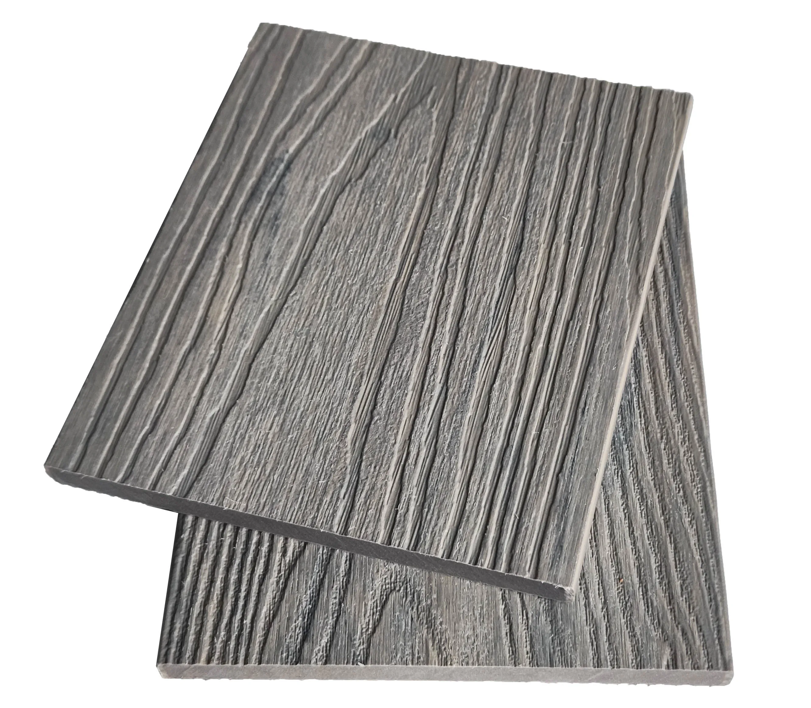 New Design WPC Board Wood Plastic Composite Anti-Slip Waterproof Anti-UV for Outdoor Park Use Easy Installation