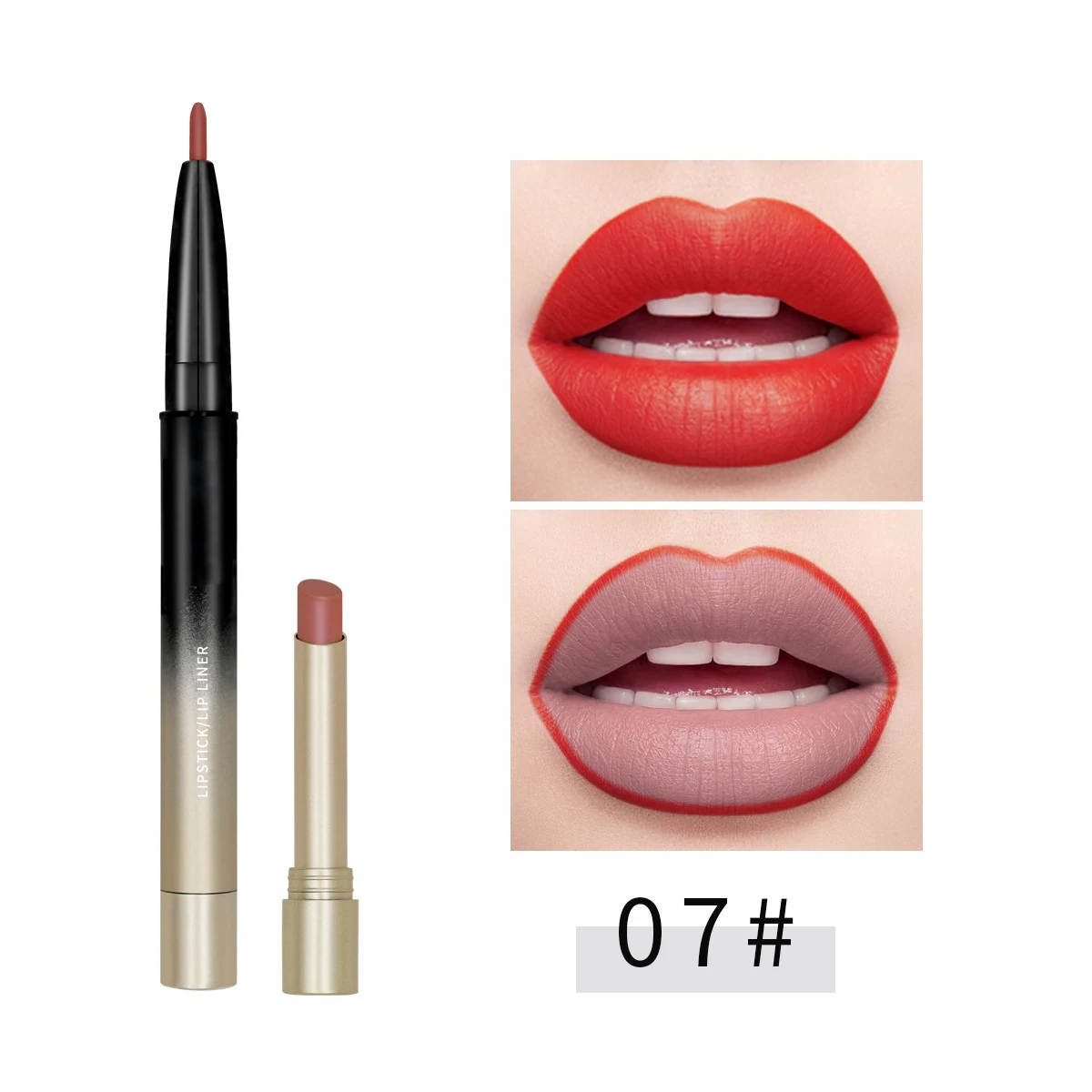 
OEM/ODM Free Sample Makeup Private Label Wholesale Lip Tint Matte Mineral Brown Waterproof Lipstick Vegan Lip Liner Pencil Priva 