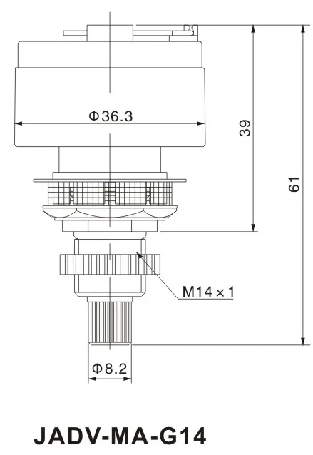 Автоматический дренажный клапан JADV, стабильный дренажный клапан, автоматический дренажный клапан, совместимый с различными брендами