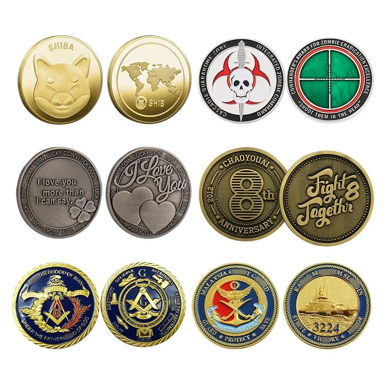 The 2024 Game Medal Collectible Currency Challenge Coins 3D Zinc Alloy Gold Silver Metal Enamel Collection Custom Coins
