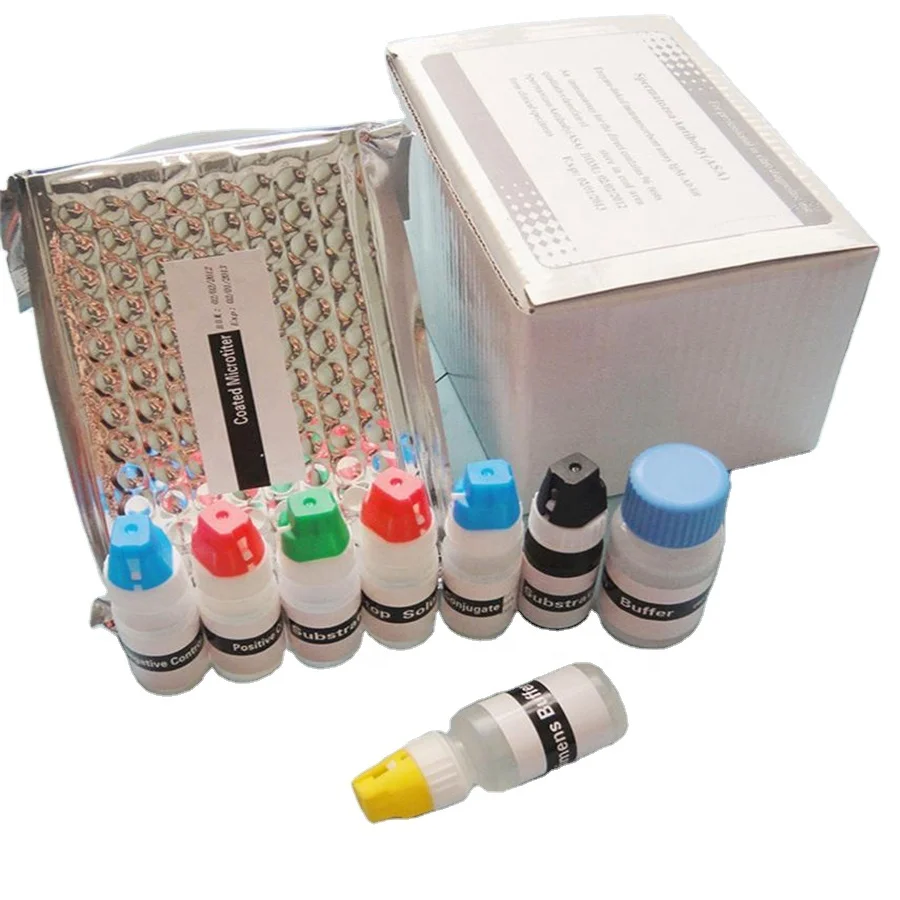 Hot selling Elisa test kits diagnostic elisa reagent HIV HCV TOXO Hbsag PSA CMV Elisa test kit Enzyme-linked immunoassay