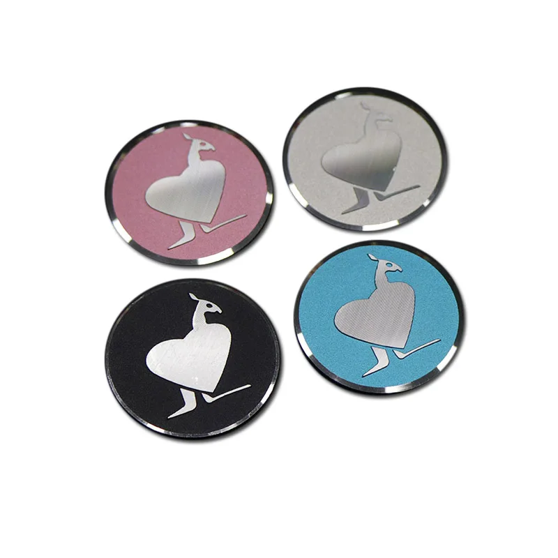 Customized 3D Branding Gold Logo Aluminum Label Tag Anodized Brass Metal Name Plate for Audio Speaker