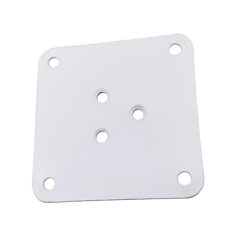 White Metal Mounting Plate 50pcs Iron Contemporary Plastic Dining Chairs Wooden Dining Table Contemporary Sofa Spray Powder