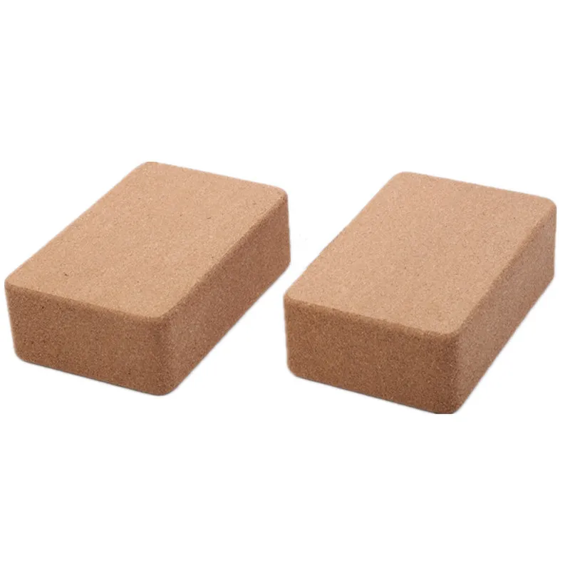 
Natural Cork Yoga Blocks Pillar Fine Grain Eco-friendly Cork Yoga Block ork Yoga Block Kit 