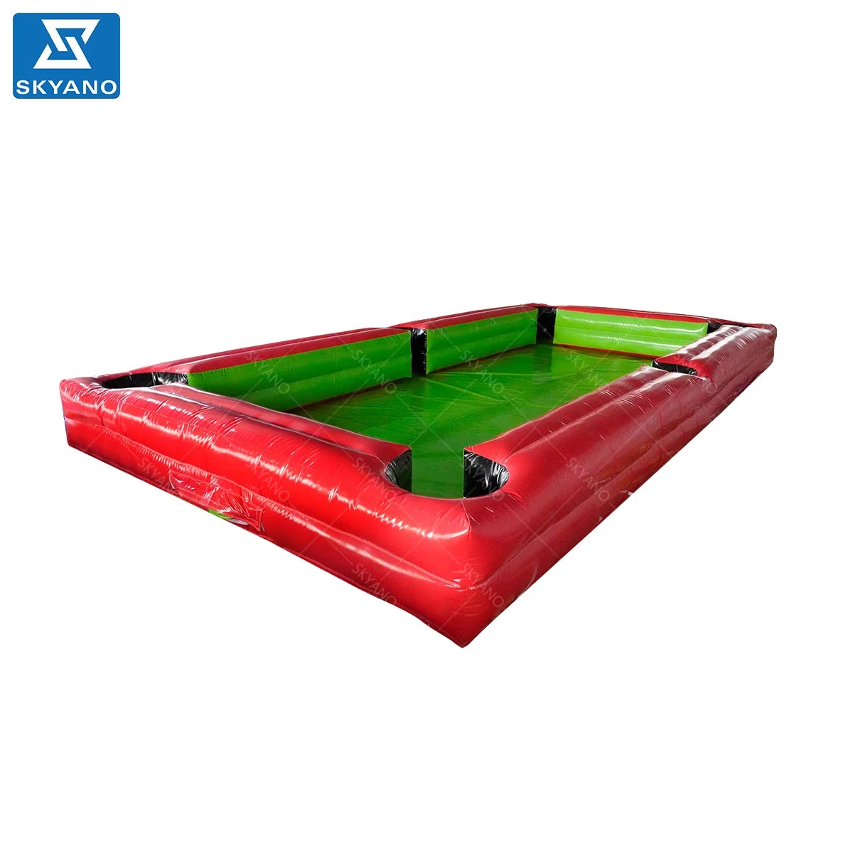 Inflatable Snooker Football soccer pool table with 16