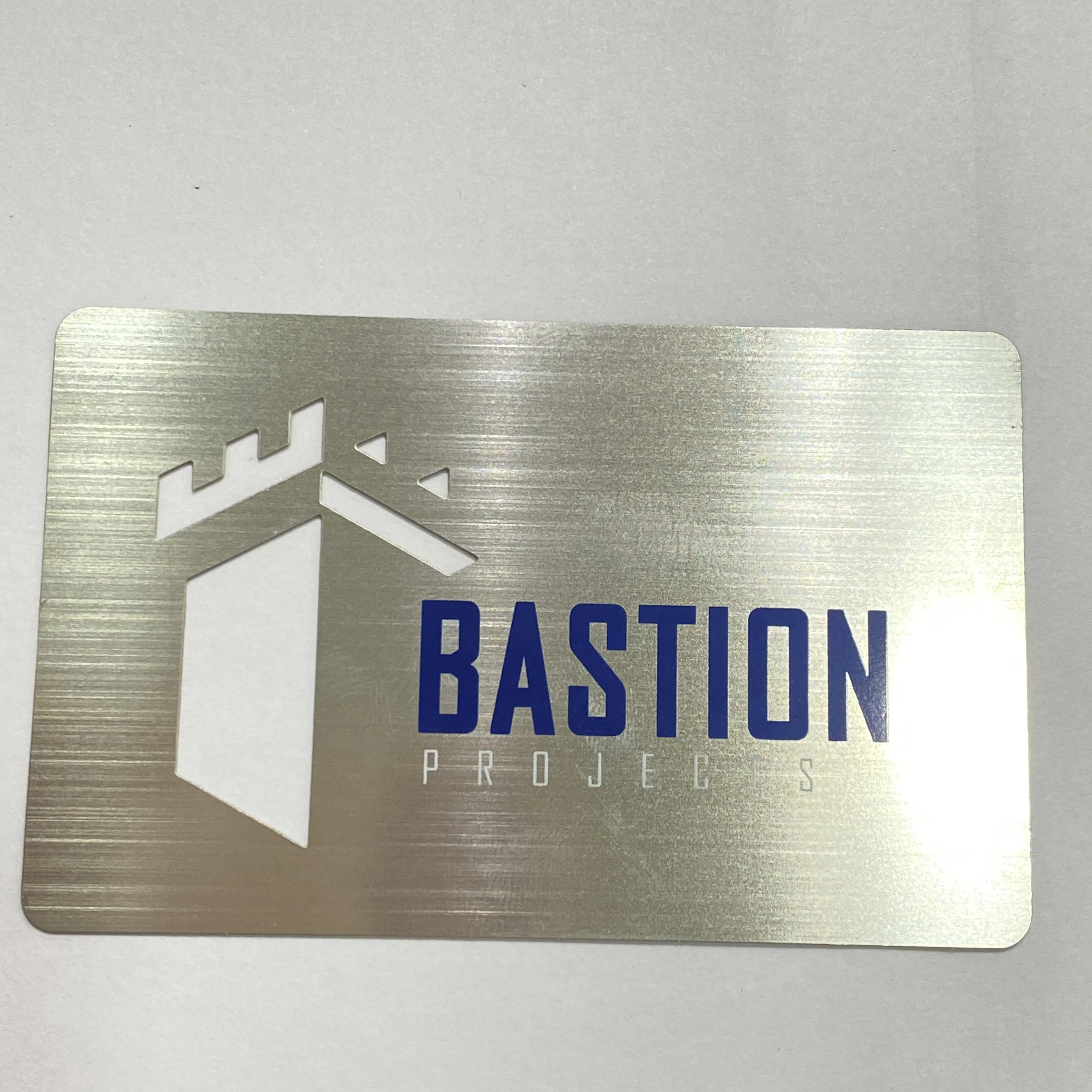 Factory Customized Premium Gold Stainless Steel Aluminum Alloy Metal Business Card With Logo Laser Engraving