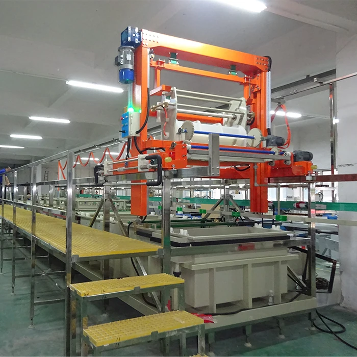 New product electroplating equipment automatic metal electroplating machinery PLC Screw Nut Bolt zinc plating