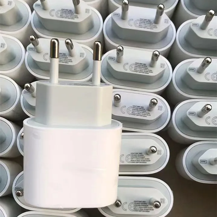 12W EU US Plug USB-C Power Adapter PD Type C Cable for iphone 12 13 Pro