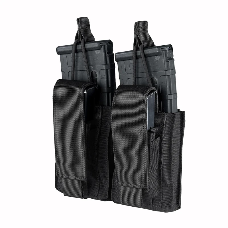 hot sale plastic CAMO Nylon molle magazine pouch series 500d magazine dump pouch