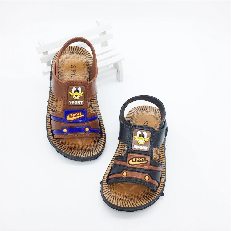 
Promotion wholesales baby boy pvc prewalker anti-skid 2020 summer beach shoes kids children sandals for boys 