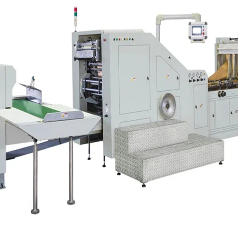 
Рулонная подача, высокоскоростная машина для изготовления бумажных пакетов с переработанным квадратным дном, автоматическая машина для изготовления бумажных пакетов из крафт-бумаги 