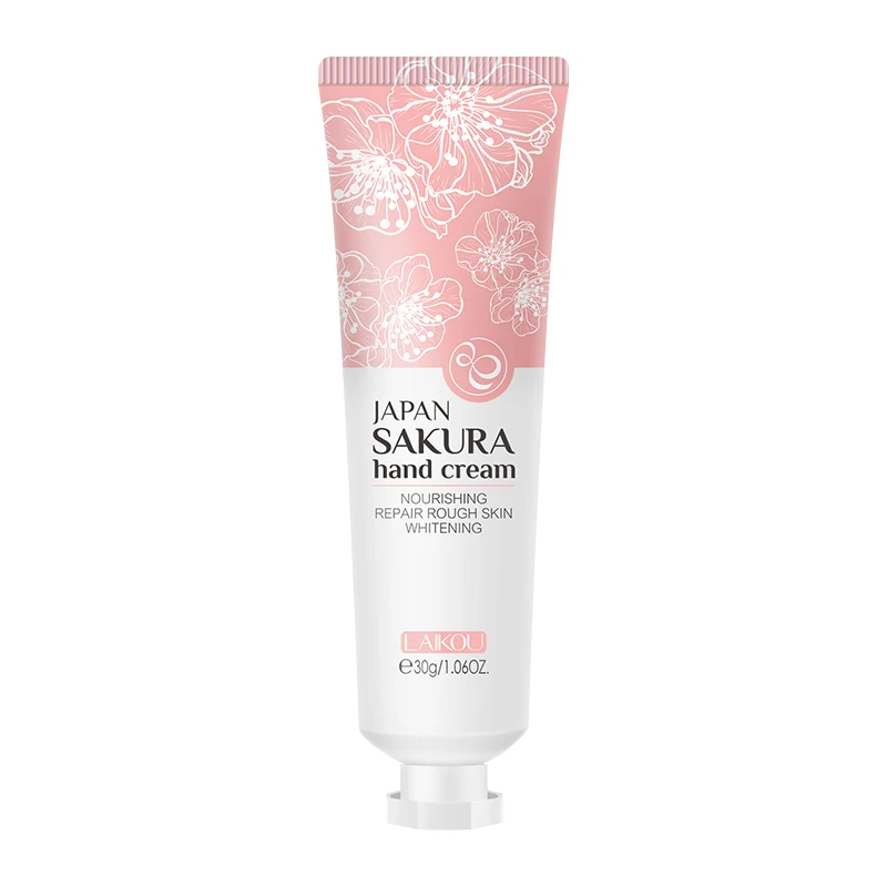 OEM Sakura Hand Cream Whitening Moisturizing Soothing repair rough skin Anti-chapping Repair Dry Damaged Skin Hand Care