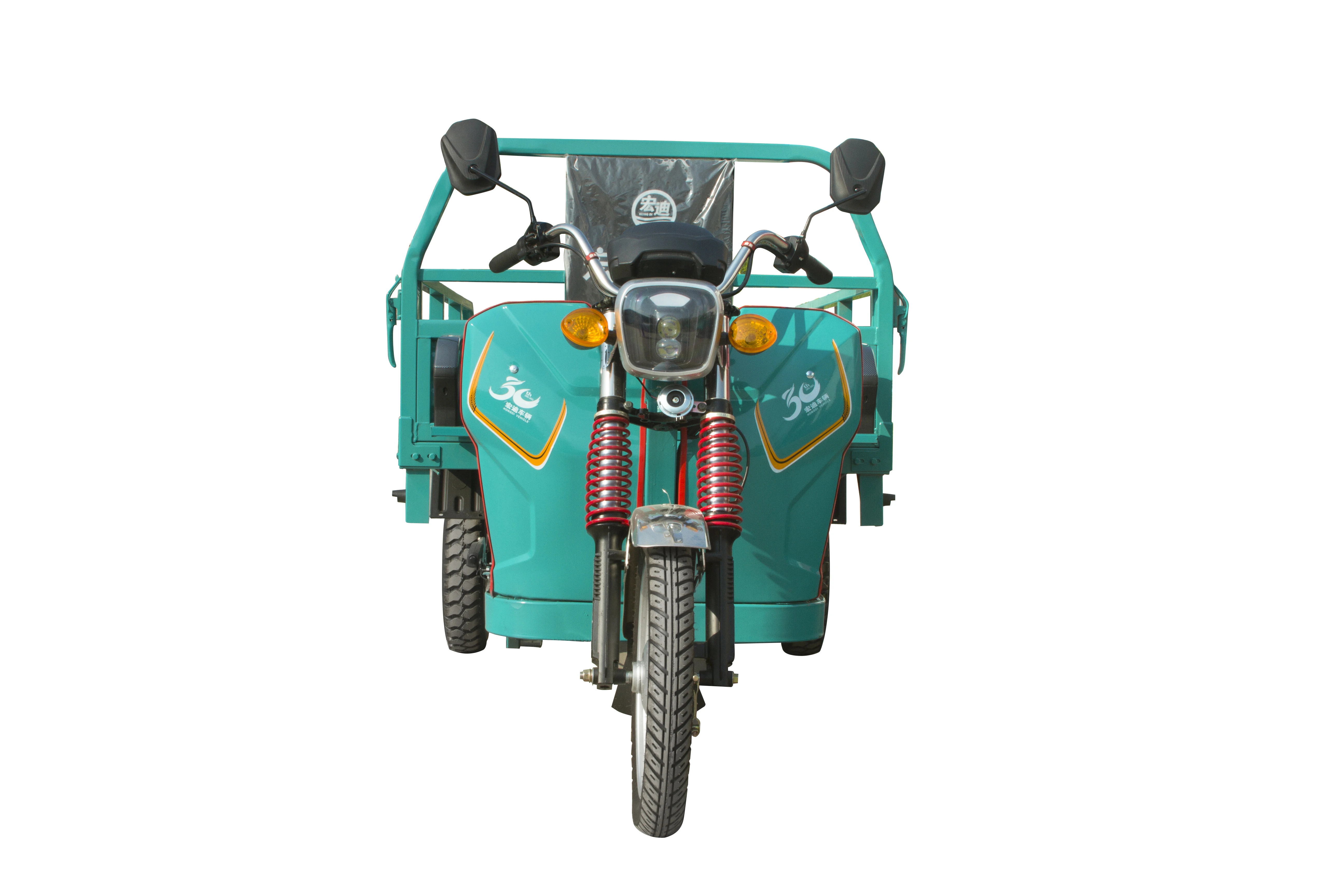 Three Wheel Trike Motorized 1.5kw Long Box For Farm Factory Electric Cargo Tricycle