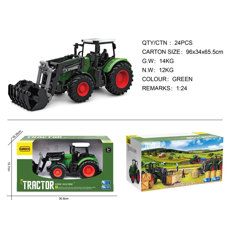 Factory Supply Toy Car For Kids Free Wheel Farmer Car Model Remote Car Toys