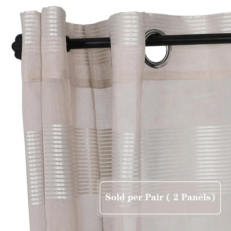 
Wholesale High Quality Home Fashion Door Curtain Living Room Sheer Window Curtain 