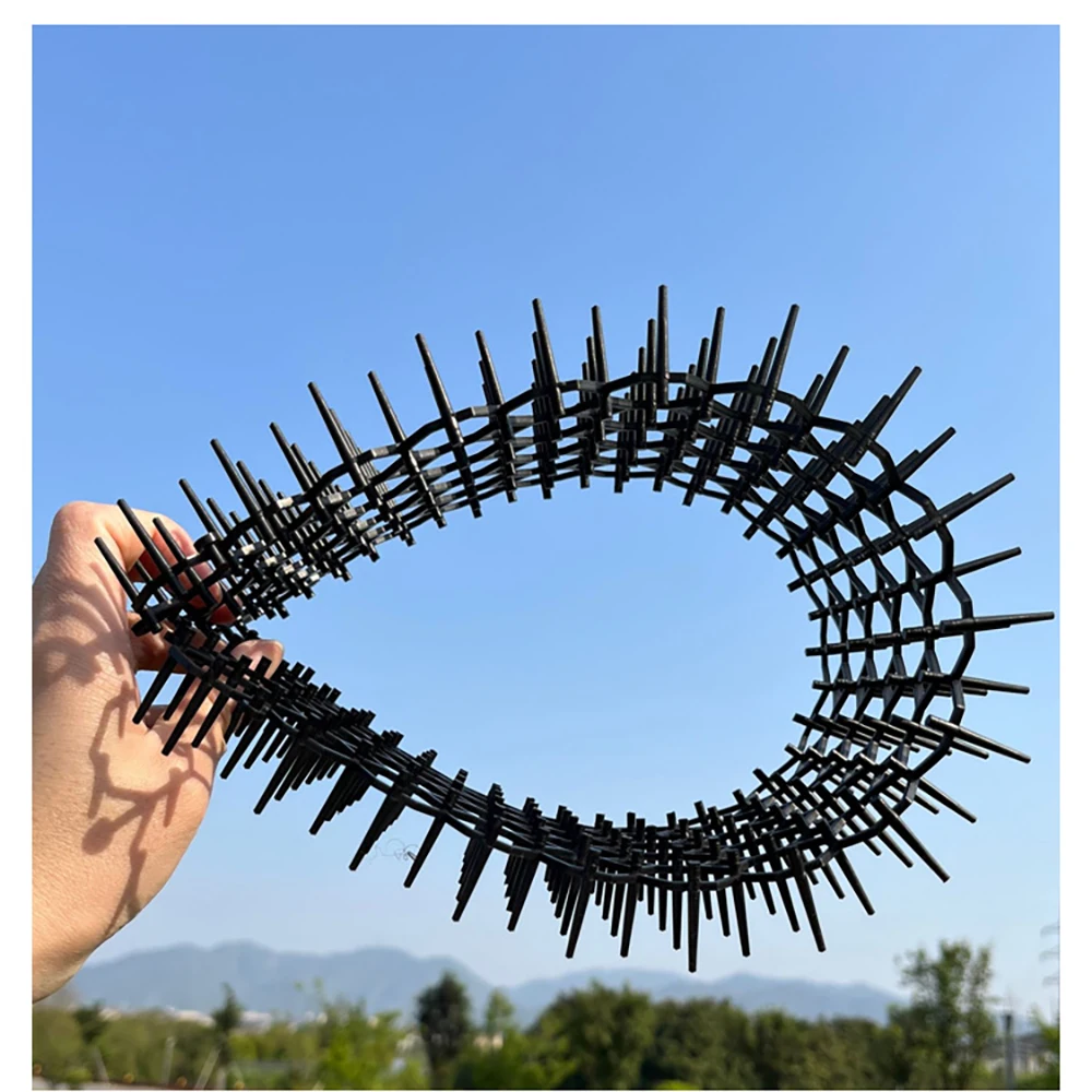 Customized design anti-pet stepping mat Cat Dog trap animal control Cat Scat Spike Mat