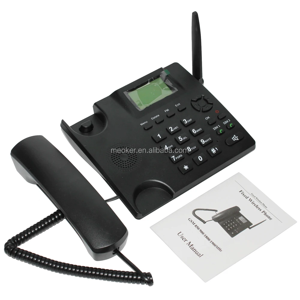 MEOKER DDK 995 + две Sim-карты беспроводные телефоны для домашней поддержки GSM 850/900/1800/1900