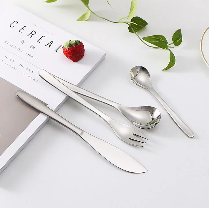New Design Stainless Steel Fork and Knife Flatware Japanese Cutlery