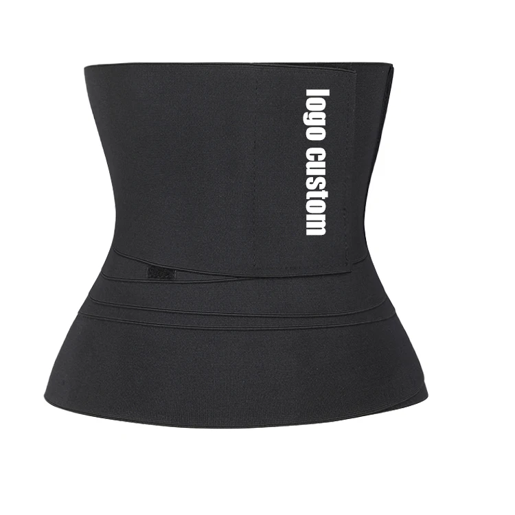 Custom Logo Women Invisible Belly Lose Weight Tummy Trimmer Waist Trainer Bandage Waist Wrap Band