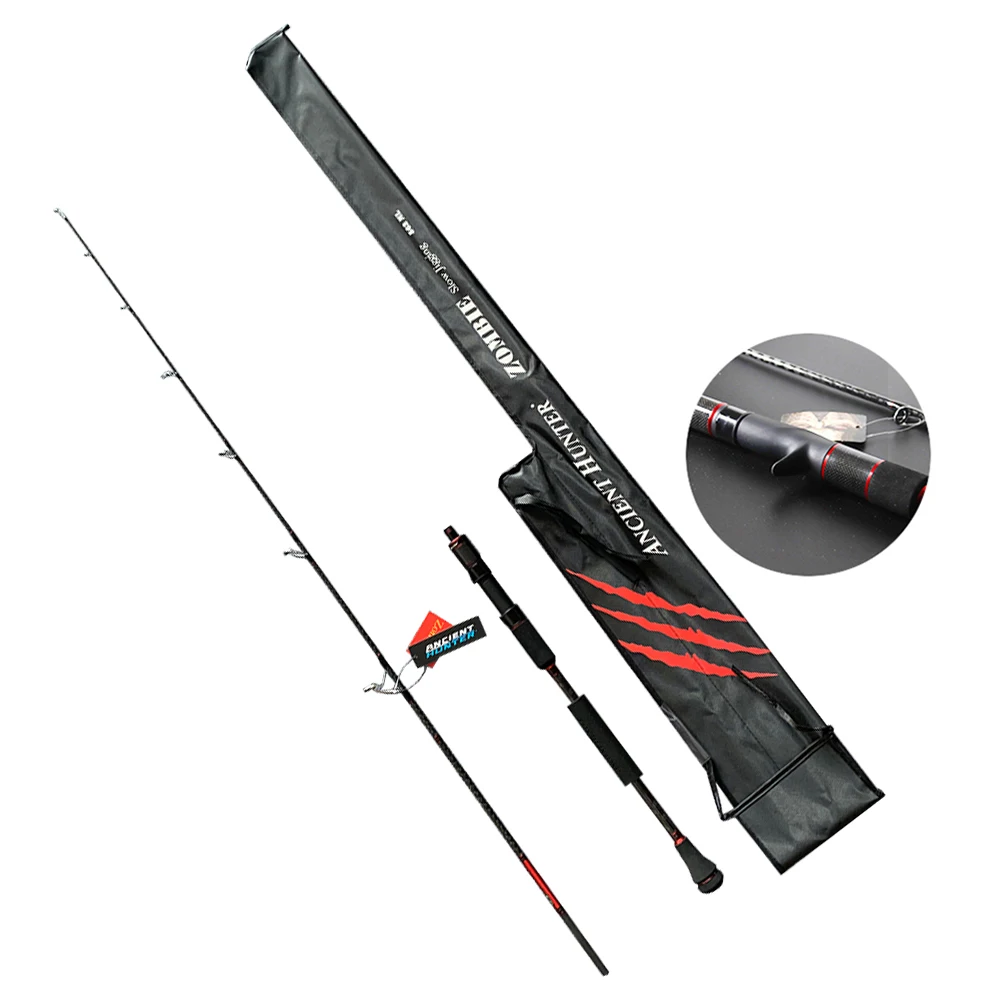 Ancient hunter Ocean fishing rod zombie jig rod 1.68m Jig 30-150g Power 15KG carbon spinning/casting Slow Jigging Rod