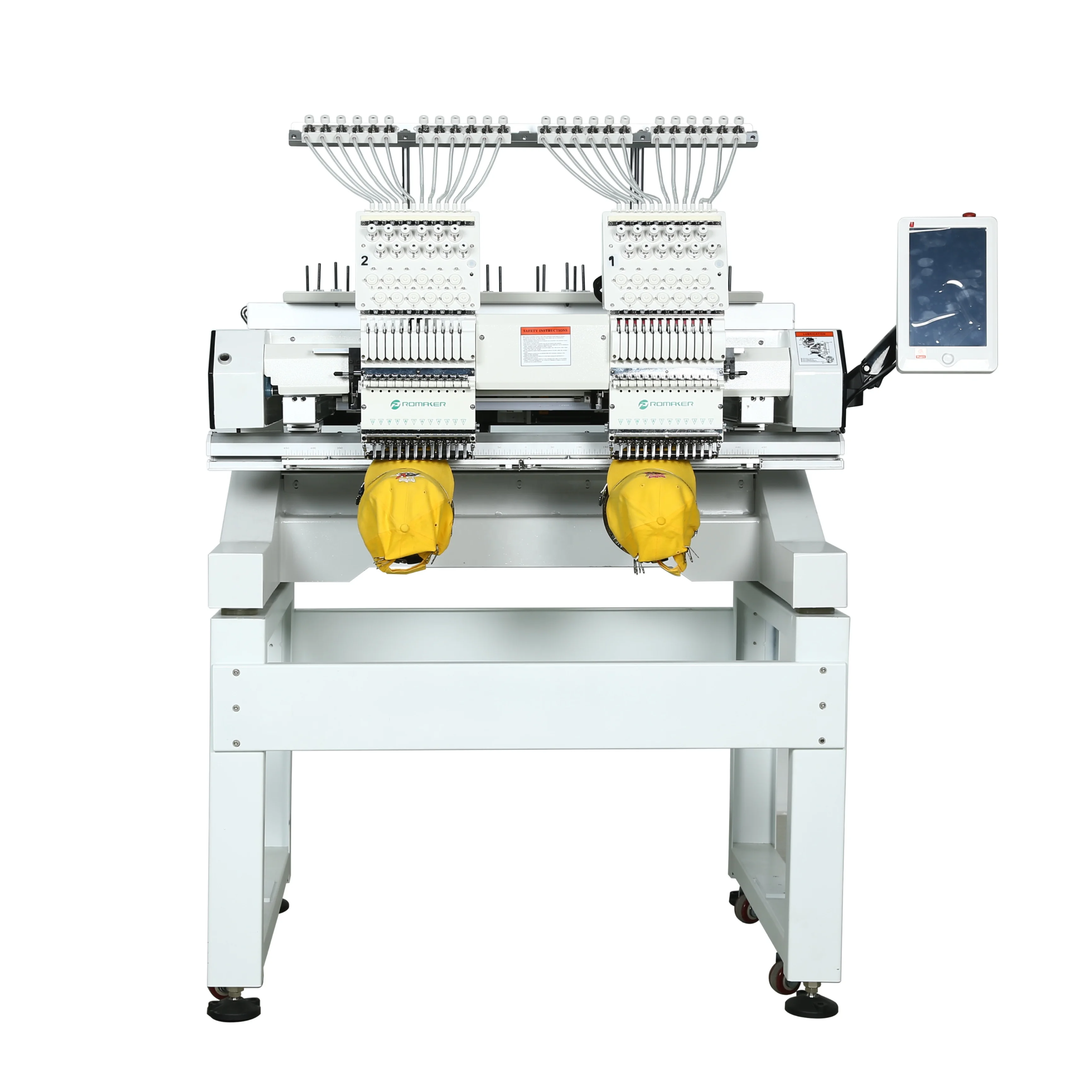 Double Heads Embroidery Machine  commercial embroidery machine for commercial embroidery machine