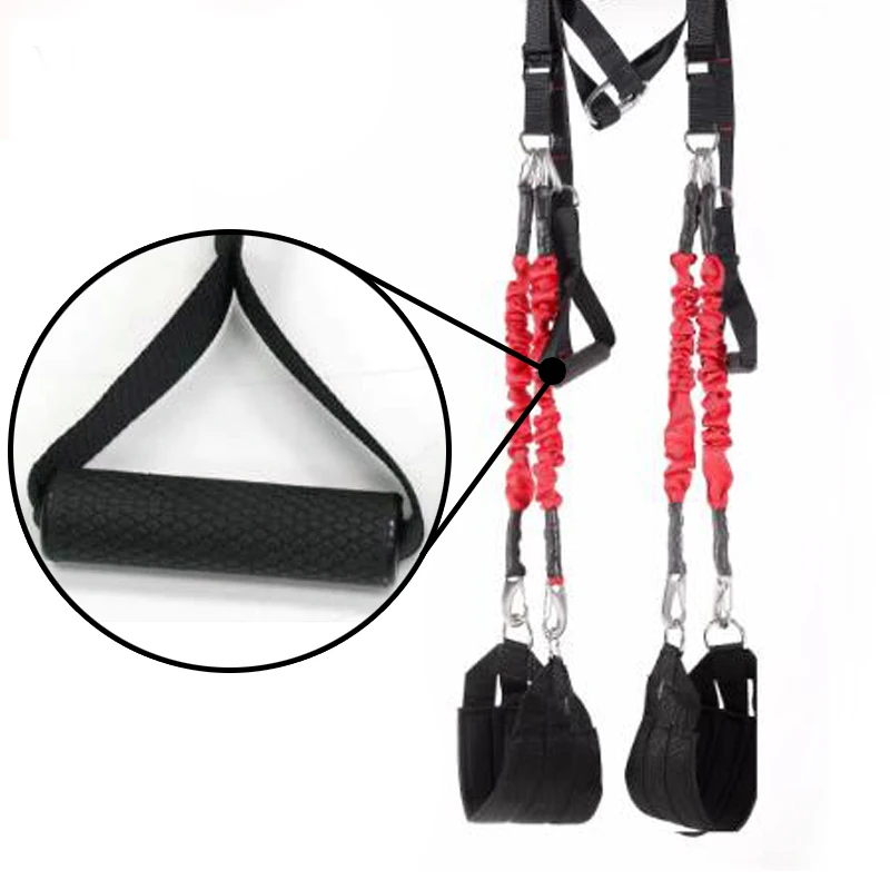 Adjustable Home Gym Trainer Exercise Sling Straps Fitness Suspension Trainer