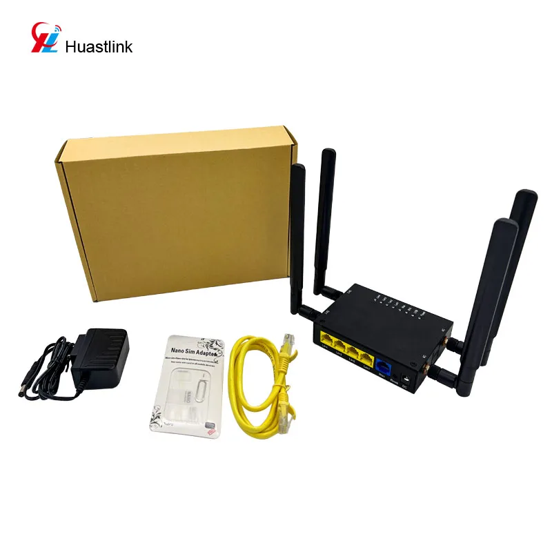 Huastlink HC540 поддержка IMEI / TTL изменения 300 Мбит/с беспроводной OpenWRT VPN PPTP L2TP OPENVPN двойной WAN 4G маршрутизатор