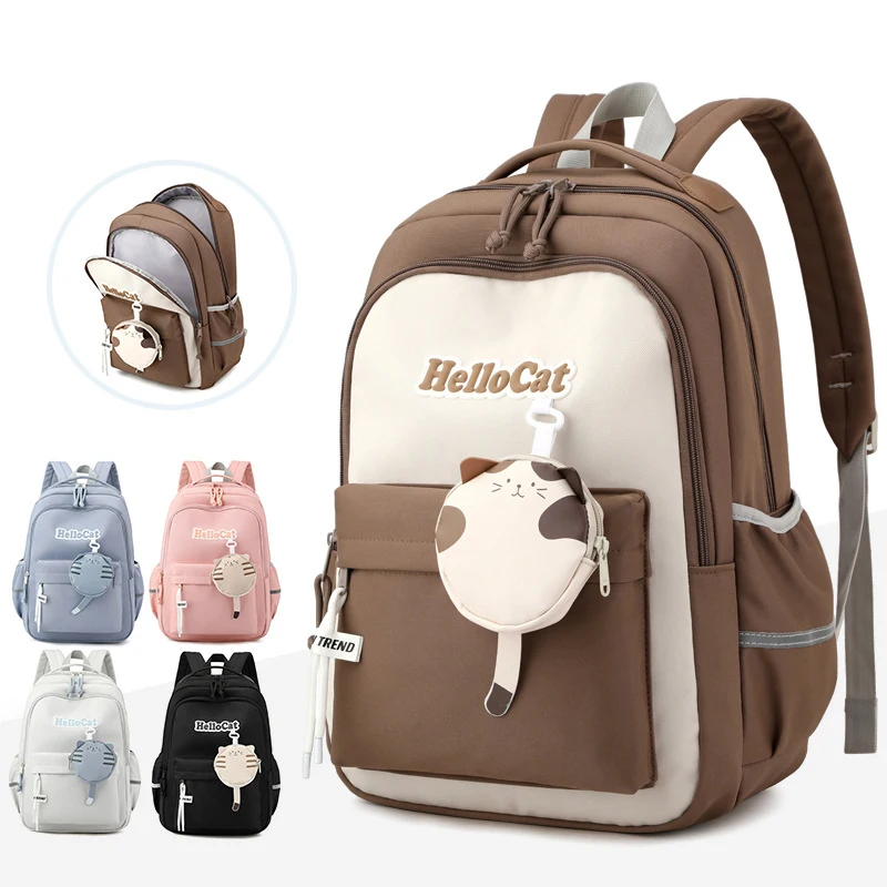 superior quality fashion waterproof portable kids school bag for girls