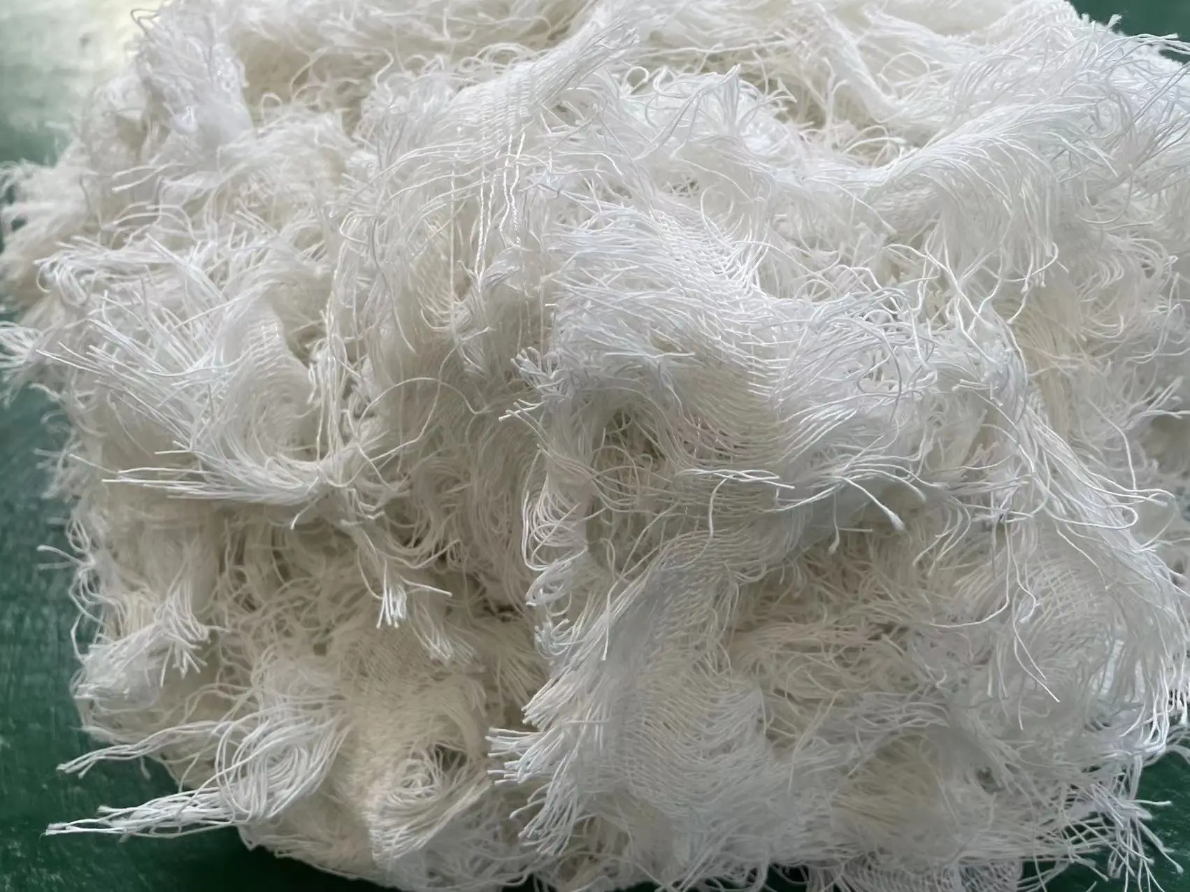 White Cotton Yarn by Machine 100% Wiping Textile Waste Scrap for Steel Making Facilities