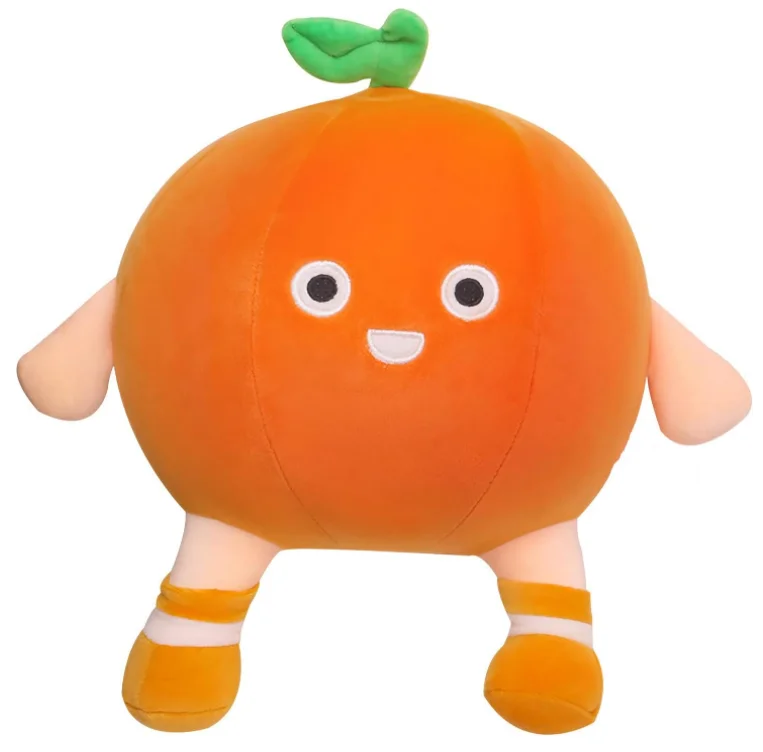 Mini Oranges Boys and Girls Birthday Party Gifts Sofa Cushions Plush Fruit Orange Toys for Party Decoration