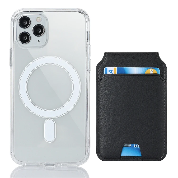 2024 New Drop-Proof Magsafe Card Holder Mobile Phone Cases Bracket Stand For Iphone14 15 Pro Max