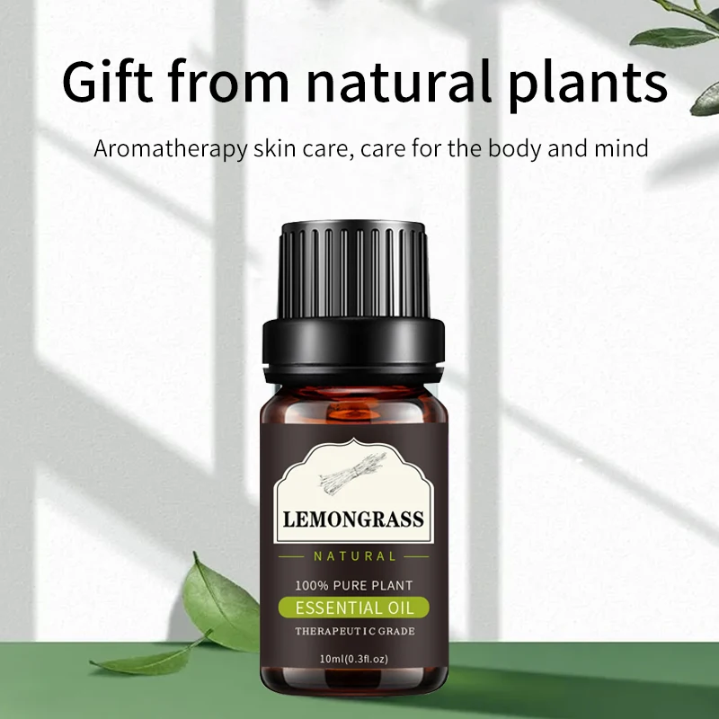 Private Label 100% pure essential oil Diffusers Ultrasonic Lemon aroma Aromatherapy Essential Oil