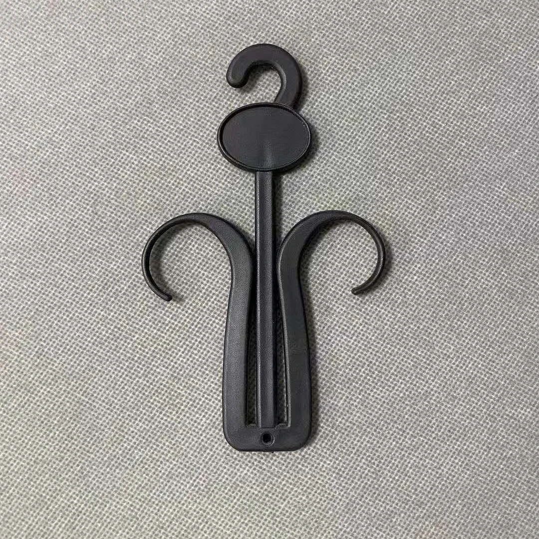 Пластиковые двойные зажимы, крючок для обуви, пластиковые шлепанцы, крючок для шлепанцев