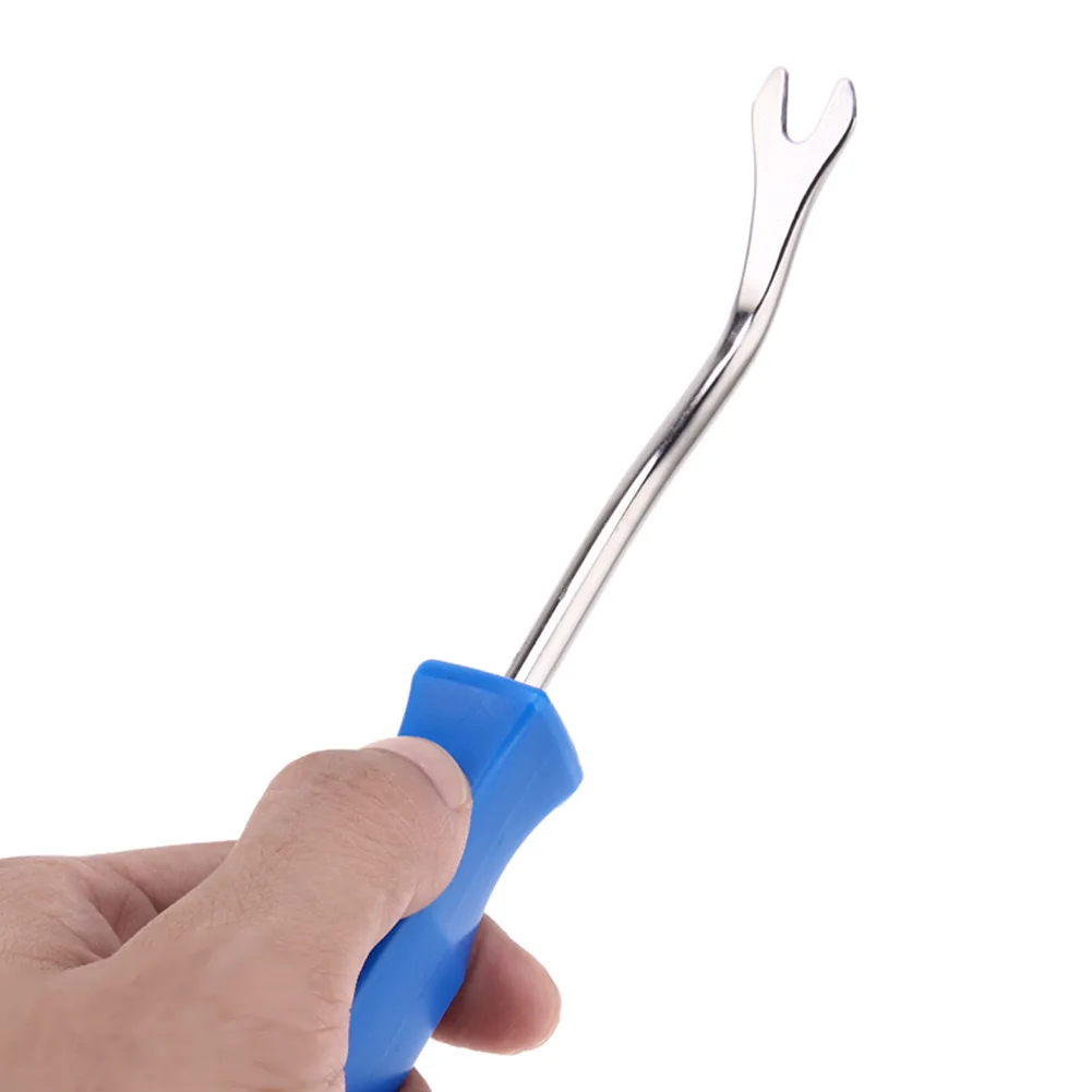 Car Door Interior Trim Clip Panel Upholstery Fastener Clip Removal Tool Screwdriver Nail Puller