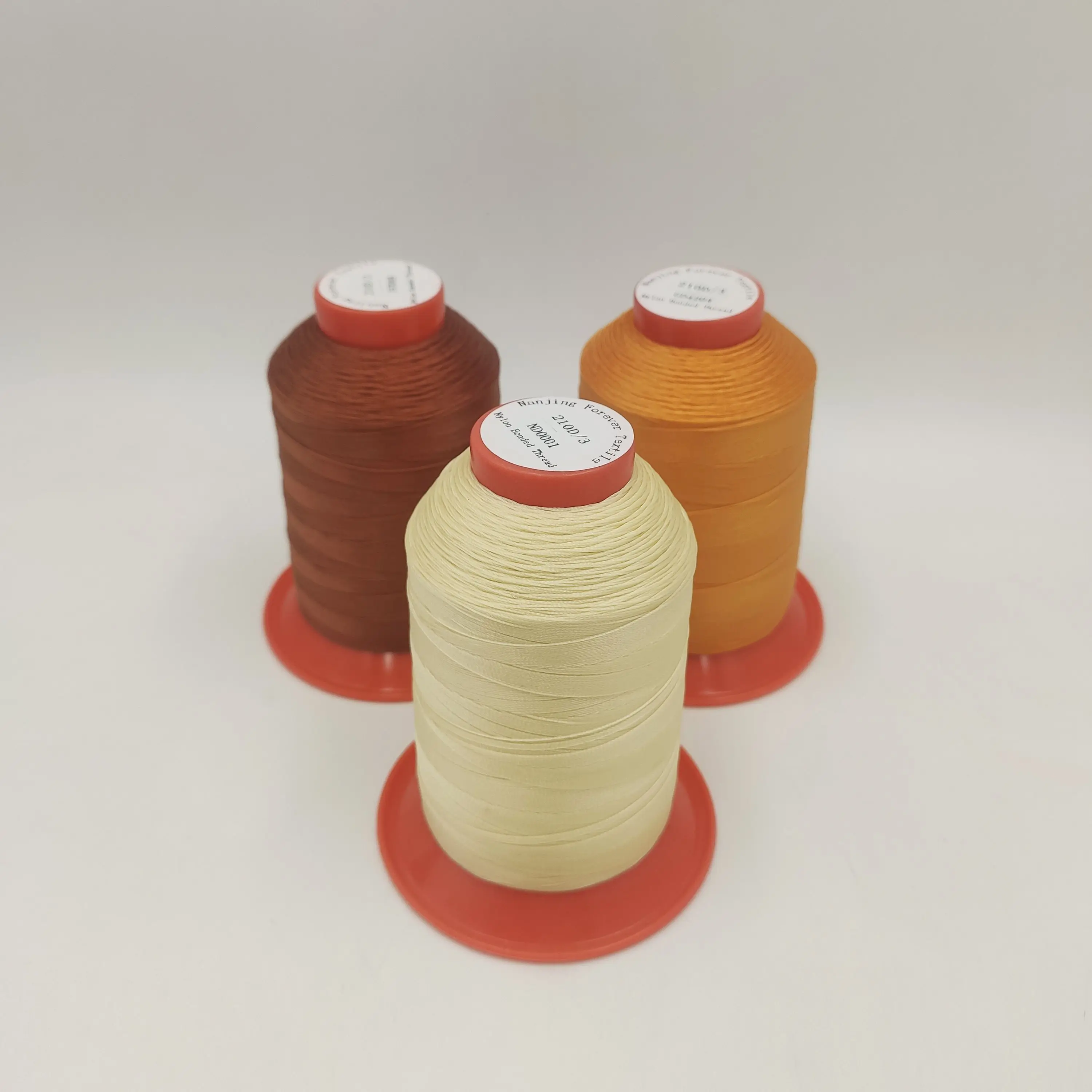 Top Seller Best Quality Tex 210 Bonded Nylon 66 Thread Nylon Silk Thread Bonded 70d Tex 70 Bonded Nylon Thread