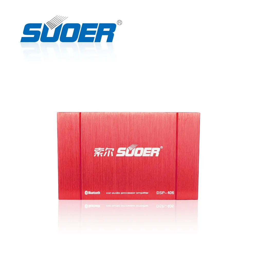 Suoer DSP-406 профессиональный автомобильный усилитель цифровой сигнальный процессор автомобильный усилитель аудио bluetooth