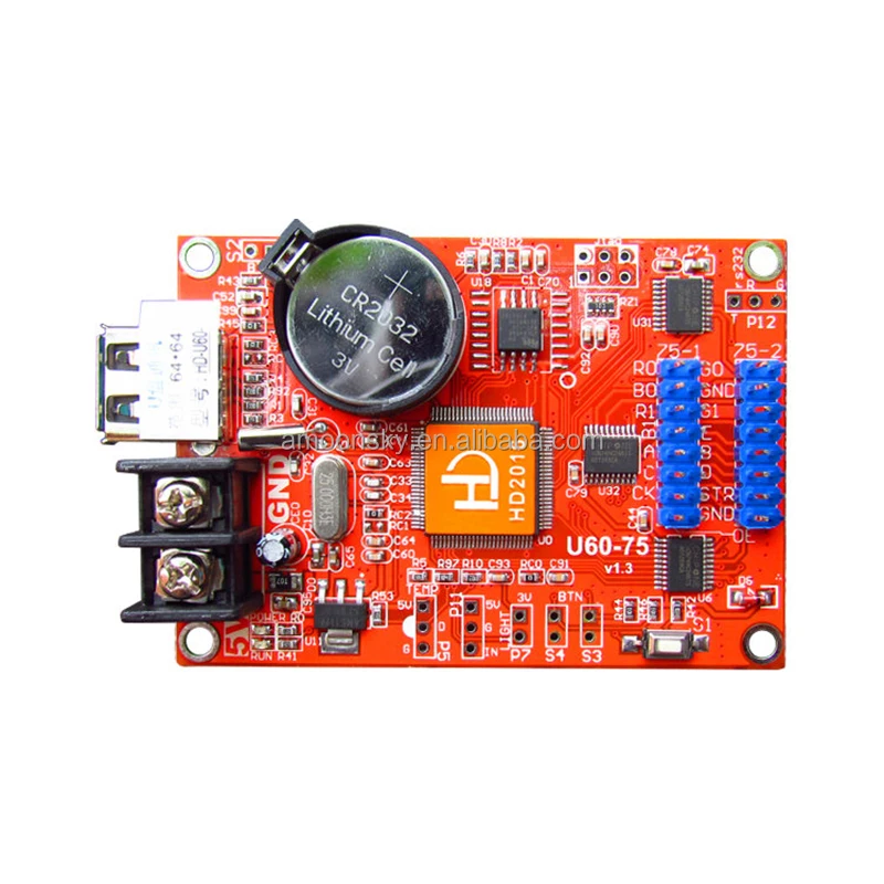 Led display control unit Hd-U60-75 LED driver card
