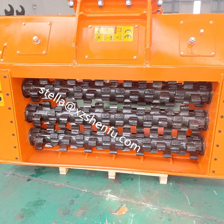 30tons Excavator Brick Coal Mining Crushing Screener Crusher Bucket